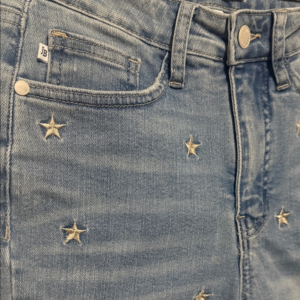 Judy Blue High-Waist Skinny Star Embroidered Jeans (Style JB88145) {0/24} NWT - Picture 5 of 12